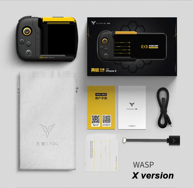 Flydigi PUBG новое поколение WASP геймпад портативный геймпад для ios системы Apple мобильный телефон Bluetooth пульт дистанционного