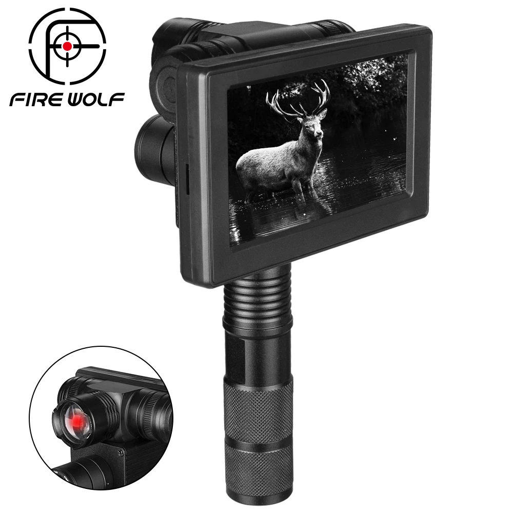 

Fire Wolf 850nm LED IR Scope Camera Outdoor 0130 Waterproof Wildlife Trap Camera 18650 Battery