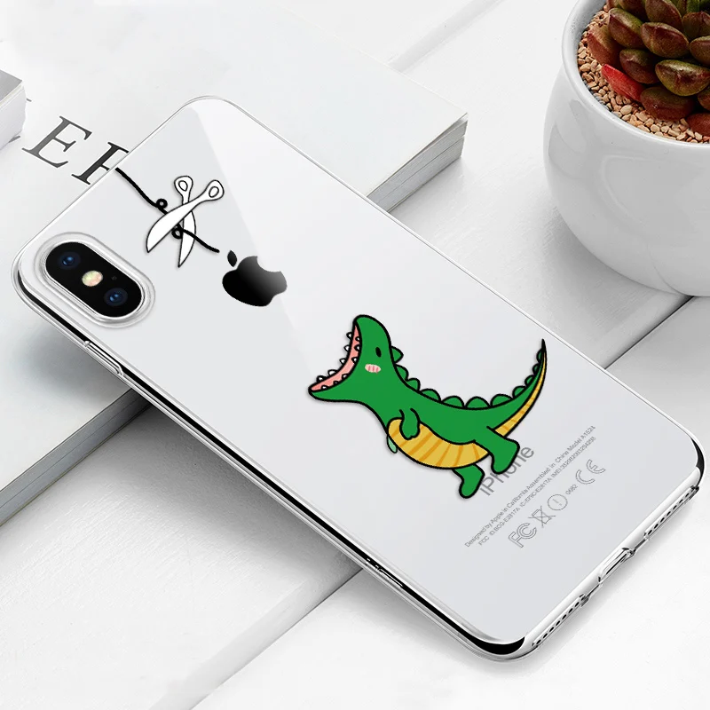 01 Прозрачный Мягкий ТПУ чехол для iPhone Xs Max Xs Xr 8, 7, 6, 6 S, Plus, 5, 5S SE 11 Pro Max Силиконовый чехол для iPhone 8, 7, 6, 6S X 11 - Цвет: 01