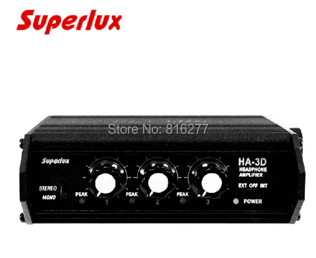 Superlux HA3D портативный усилитель для наушников 3 канала гарнитура amp PK звуковые