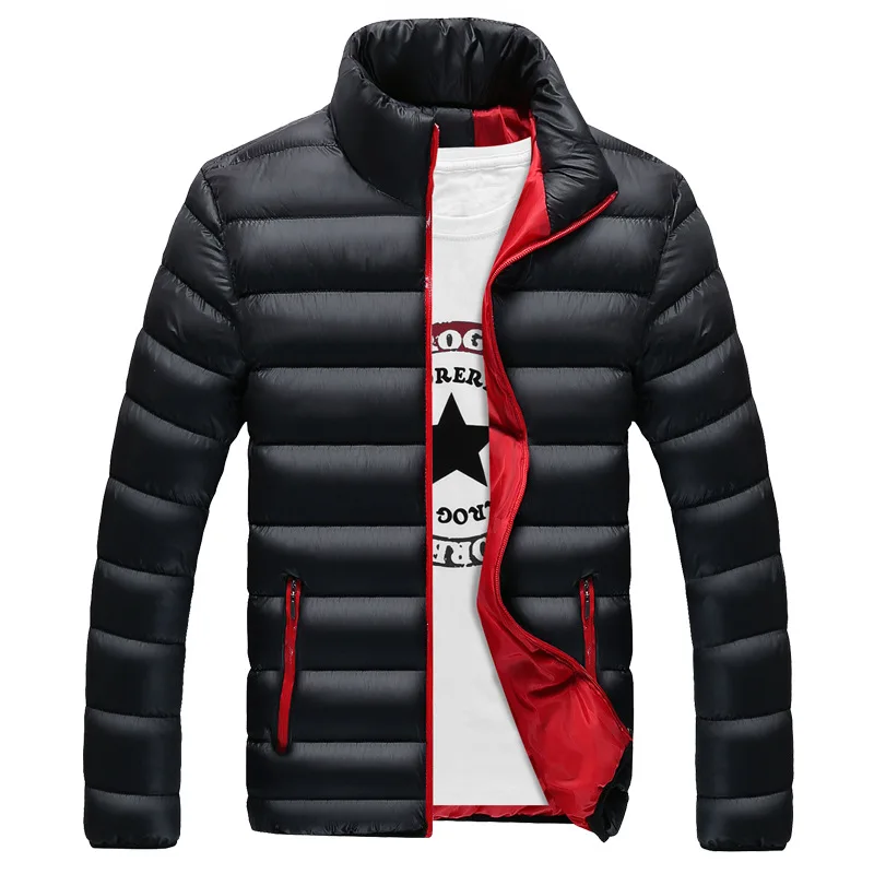 M-5XL зимние куртки Для мужчин 2018 новый бренд Повседневное s Парка на пуху хлопковое