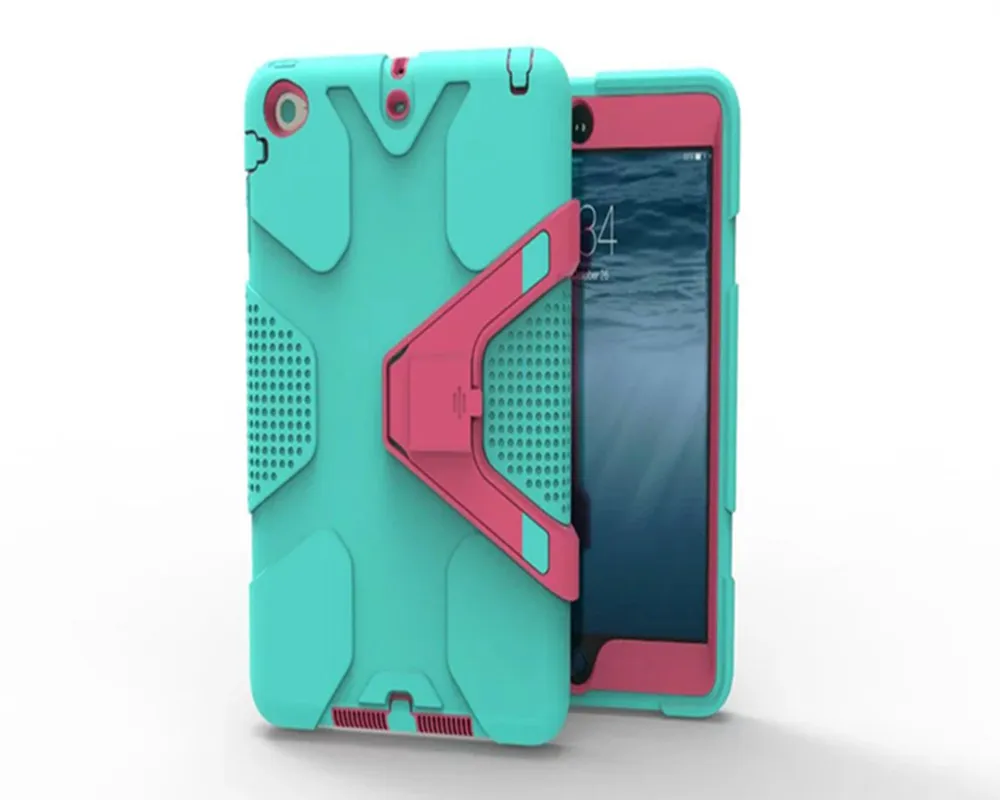 Новый модный силиконовый чехол для iPad Mini 1/2/3 роскошный ударопрочный с полным
