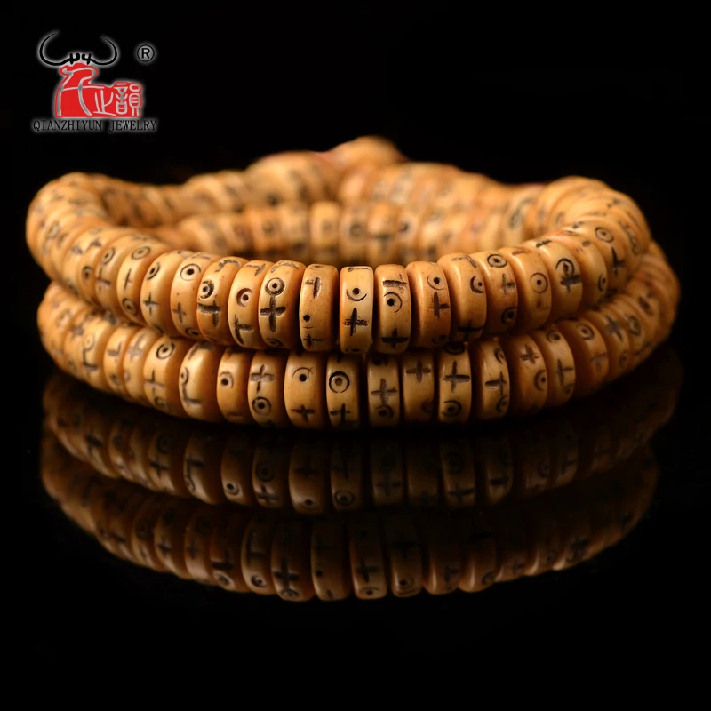 20 штук бусы из натуральной кости яка ручная цепочка ожерелье сделай сам разброс