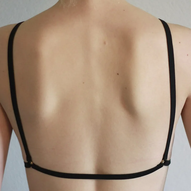 Новинка 2017 года изящная рамка бюст бандаж клетка бюстгалтер корсет черные