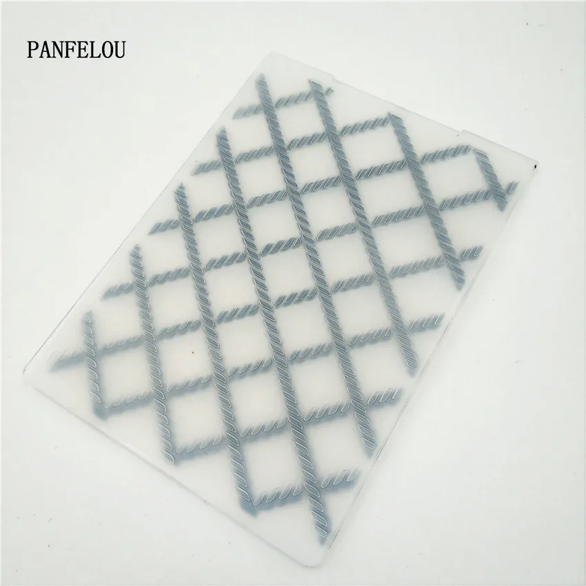 PANFELOU Пасха веревка сетки папки для тиснения пластик скрапбукинга DIY шаблон