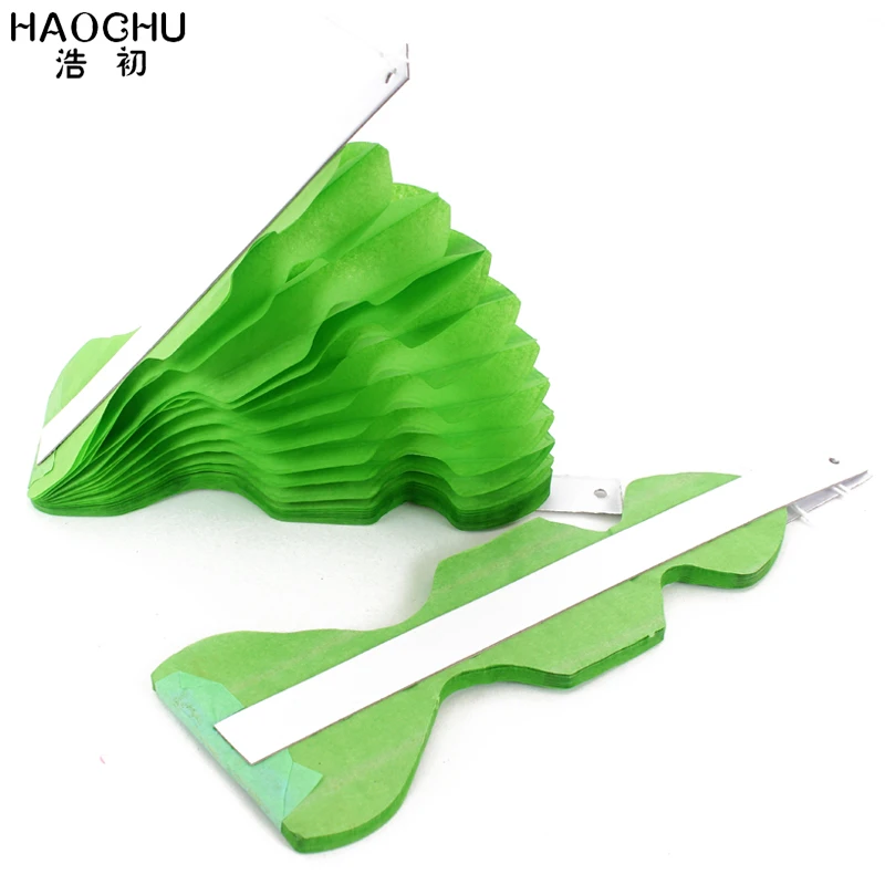 HAOCHU Разноцветные бумажные вееры для рукоделия 6 шт./лот круглые ажурные