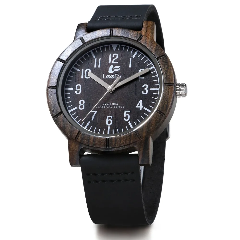 2018 новые модные часы мужские бамбуковые деревянные японские кварцевые 2035 указка