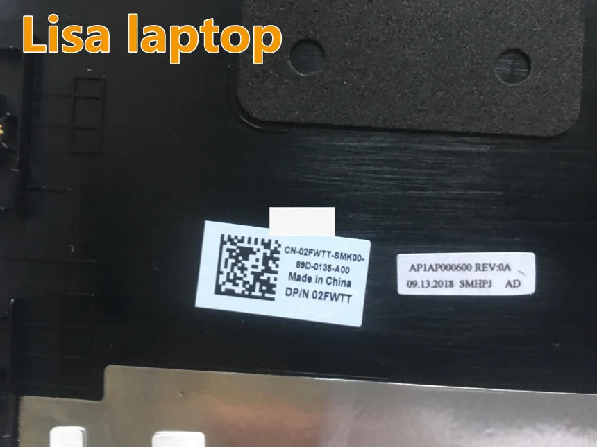 Чехол для задней крышки ЖК-дисплея Dell Inspiron 15 5000 5555 5558 5556 с шарнирами 2FWTT 02FWTT |