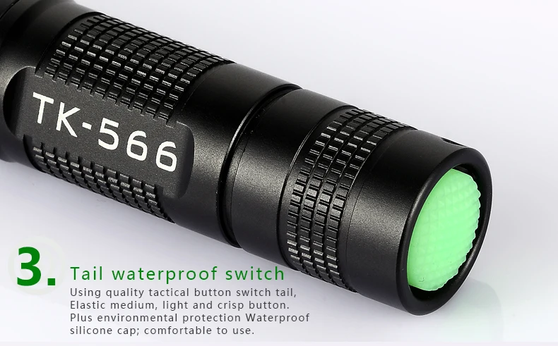 TANK007 TK-566 CREE 3 Вт 395 нм УФ Фиолетовый светильник светодиодный светильник вспышки 14500 или AA батареи