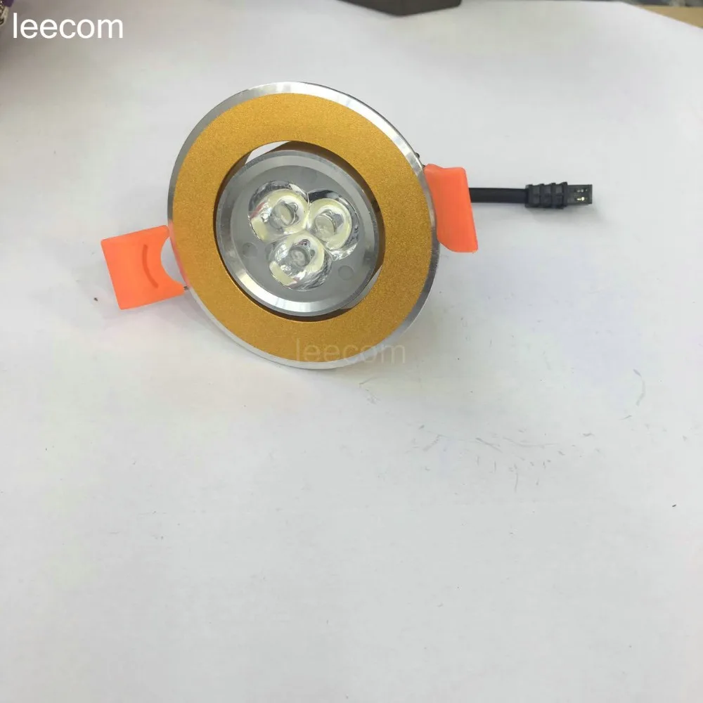 Светодиодный потолочный светильник 10 шт./лот 3 Вт 85 265 в утопленные светильники