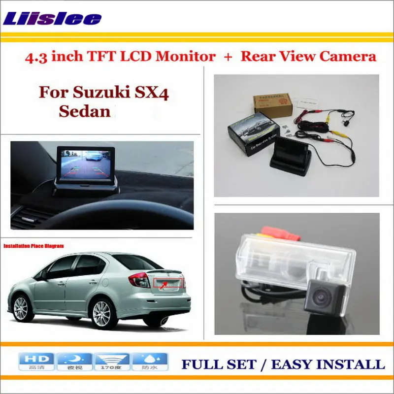 Автоматический кулачок для Suzuki SX4 SX 4 седан заднего Камера 3 ЖК дисплей Экран