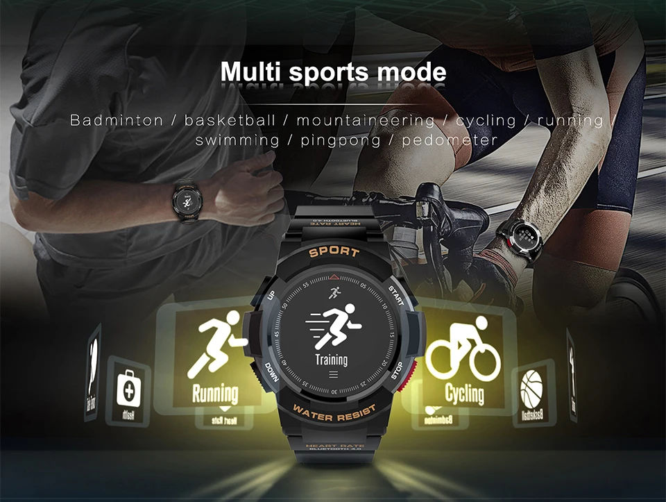 Умные часы TimeOwner F6, IP68, водонепроницаемые, пульсометр, умные часы, секундомер, мульти спортивный режим для Apple, Android, смартфон