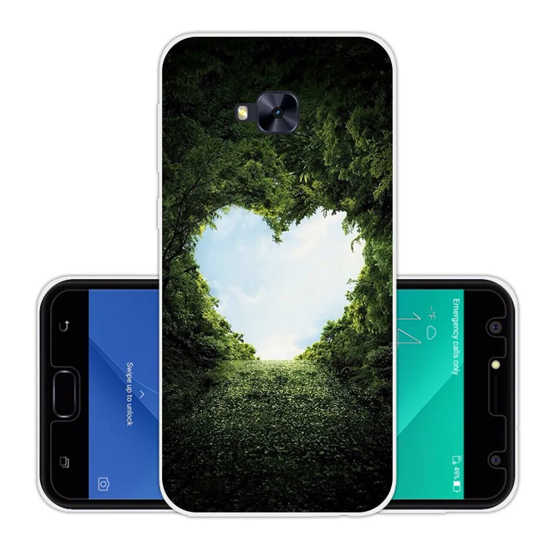 Для Asus Zenfone 4 Selfie ZD553KL Силиконовые ТПУ чехлы для телефонов DIY роскошные Fundas