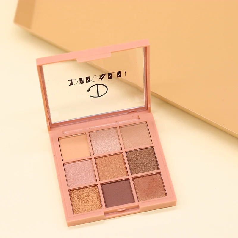 9 цветов перламутровые блестящие тени для век палитра пудры матовые