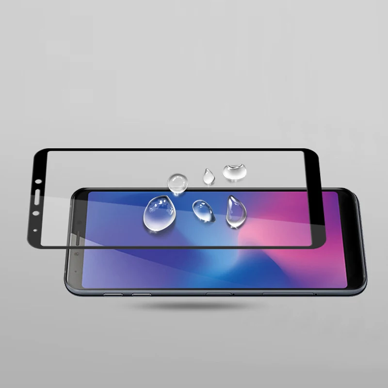 Закаленное стекло с полным покрытием для Samsung Galaxy A6S 2 шт. | Мобильные телефоны и