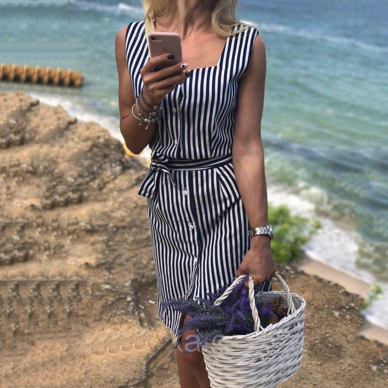 2018 женская летняя Осенняя рубашка без рукавов с квадратным воротником и