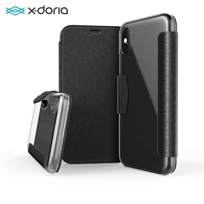 X Doria защитный флип чехол кошелек для iPhone роскошный книжка из искусственной кожи