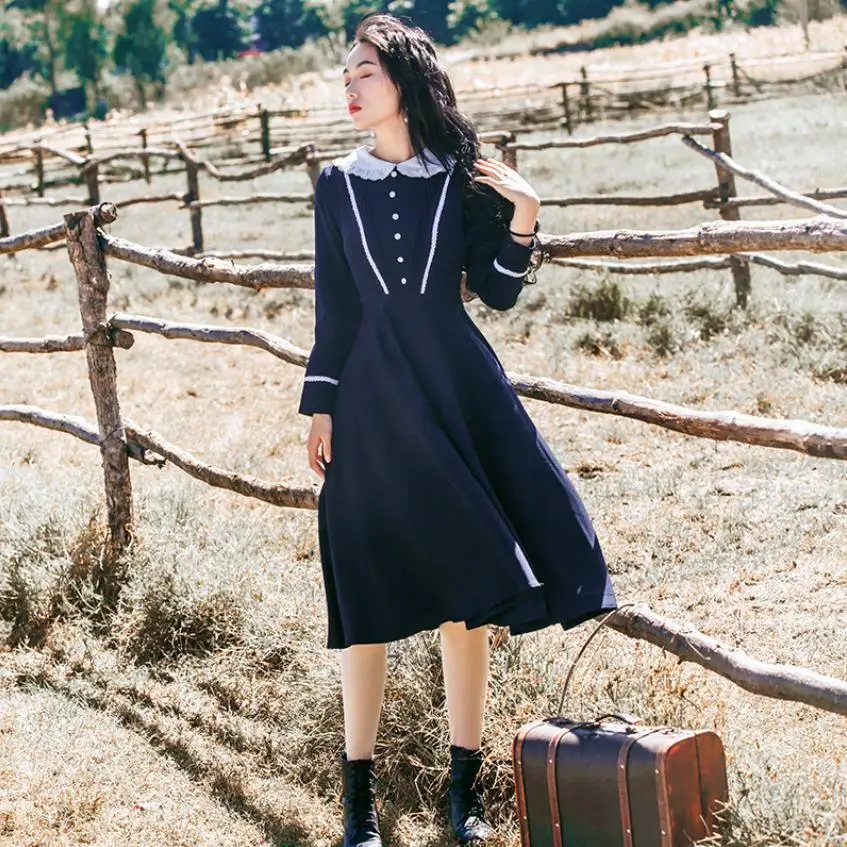 Женское плиссированное платье с цветочной вышивкой высокой талией | Женская