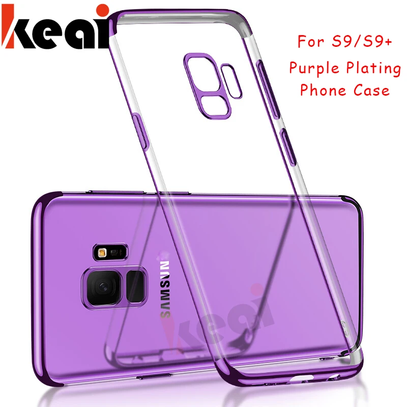 Soft Silicone Plating Case For Samsung Galaxy A5 A7 J5 J7 2017 2016 Transparent Back Cover S8 S9 A6 A8 Plus 2018 Capa | Мобильные