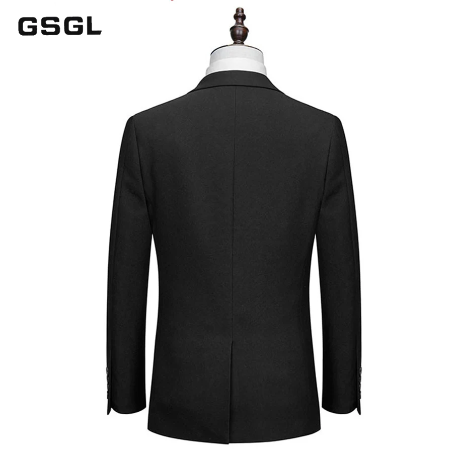 Men's Suit Slim Fit/Straight/Loose Fashion Solid Suit for Business Wedding Working 2 Button 2 Piece Suits Jacket & Trousers
