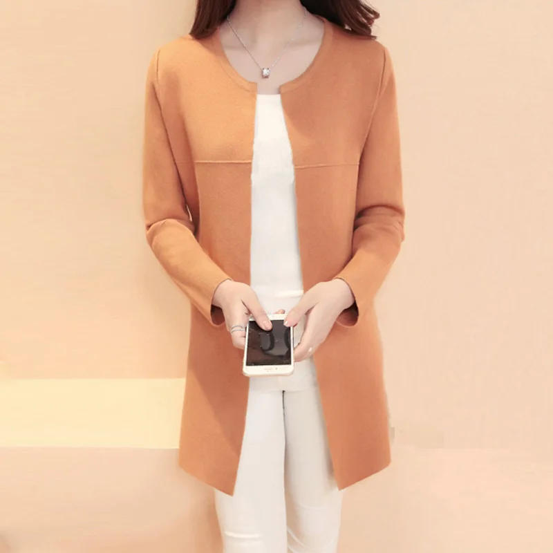 Новинка 2017 женский кардиган с открытой строчкой большой размер свободный тонкий