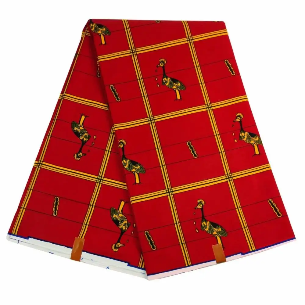 Настоящий воск гарантированный Rea лафриканский хлопок высокого качества 6 ярдов