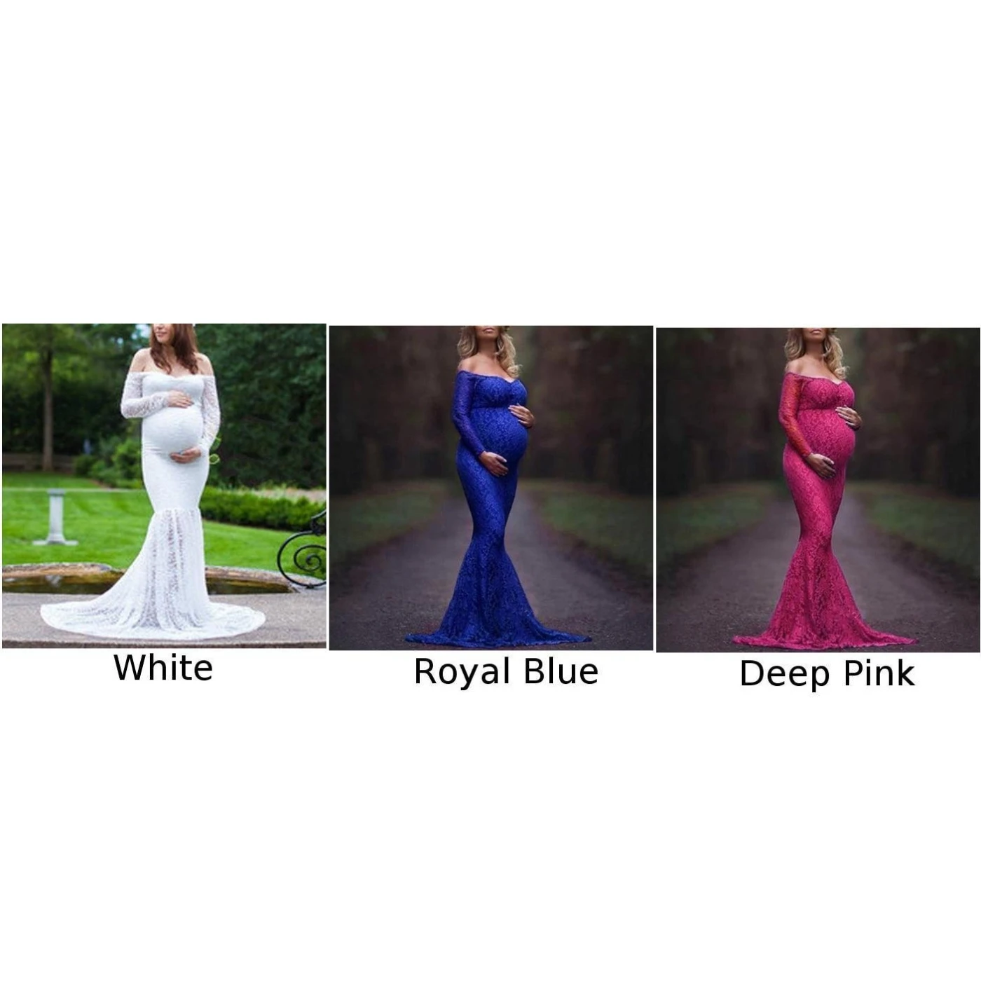 Новое Стильное длинное платье для беременных с длинными рукавами без Плеч платья