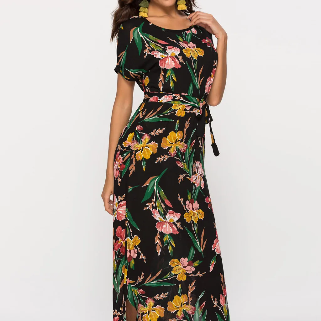 Женское длинное платье со шнуровкой zomerjurk dames летнее сексуальное с коротким