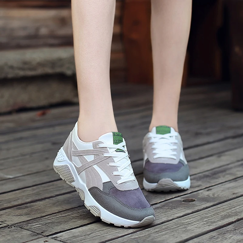 OUKEDI/Женская обувь для бега Krasovki женские кроссовки 2017 Zapatillas Deportivas Mujer розового