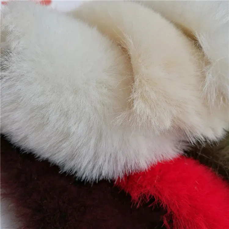 Высокое качество длинные и короткие волосы кроличий кашемир 15 мм имитация 20