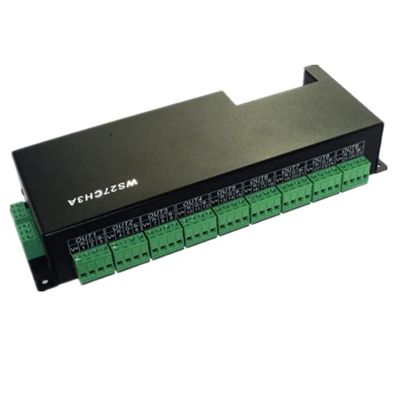 Декодер DMX512 светодиодный контроллер WS27CH3A DC12V 24V 27CH 1 шт. реле светодиодной ленты