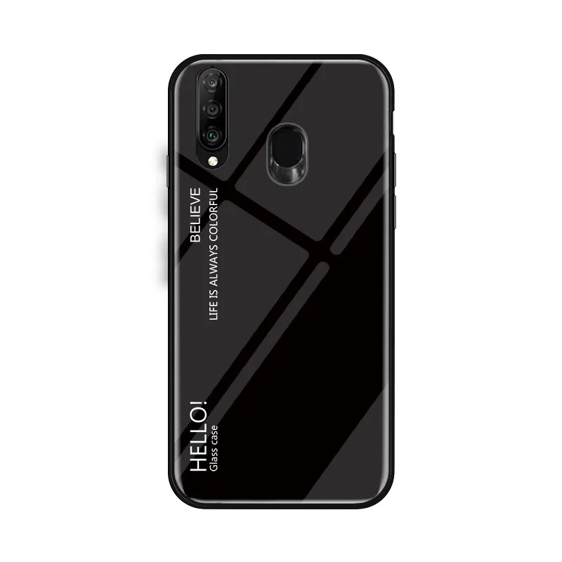 11 Чехлы для samsung Galaxy A50 A30 A70 A20 мраморный градиентный цветной стеклянный чехол для samsung Galaxy M30 M20 M10 A10 чехол - Цвет: 11