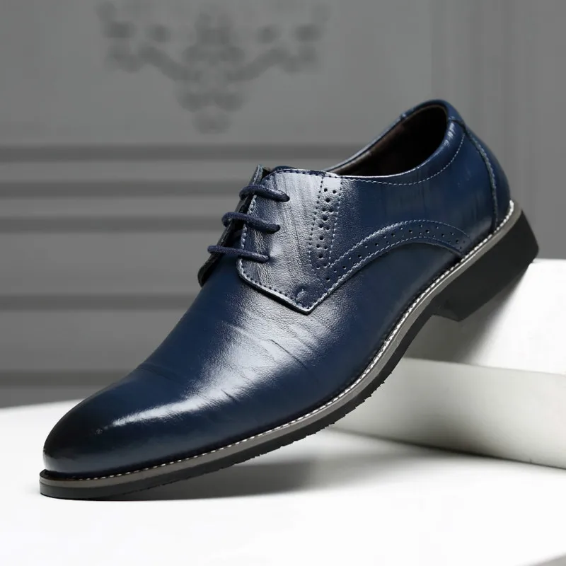 2018 new arrival men's shoes Lace Up Loafer Comfortable Classic Formal Fashion Modern Business Shoes | Обувь