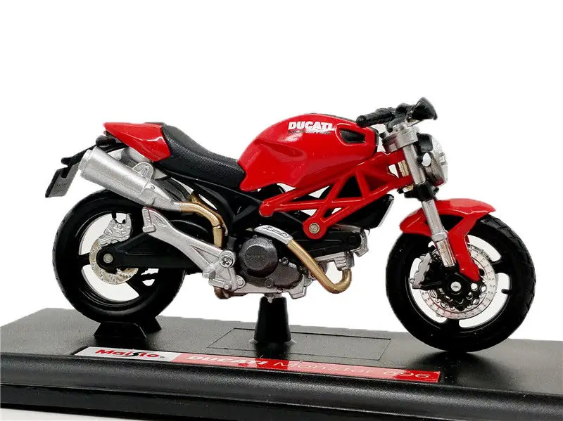 

Модель мотоцикла Maisto 1:18 Ducati Monster 696, литая игрушка, в коробке