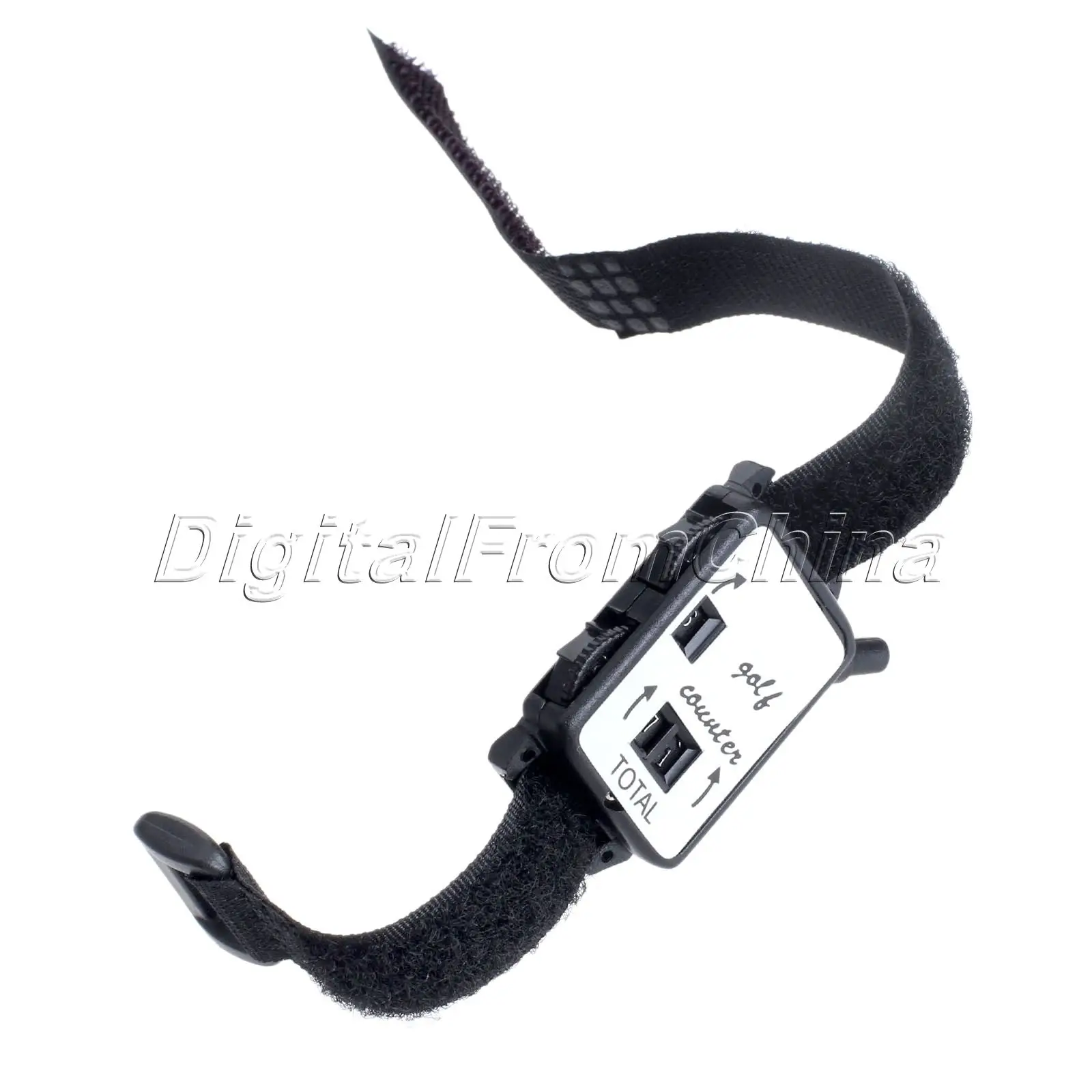 Черный 1Pc Пластиковые Мини гольф учебные пособия браслет Гольф клуб ход Оценка