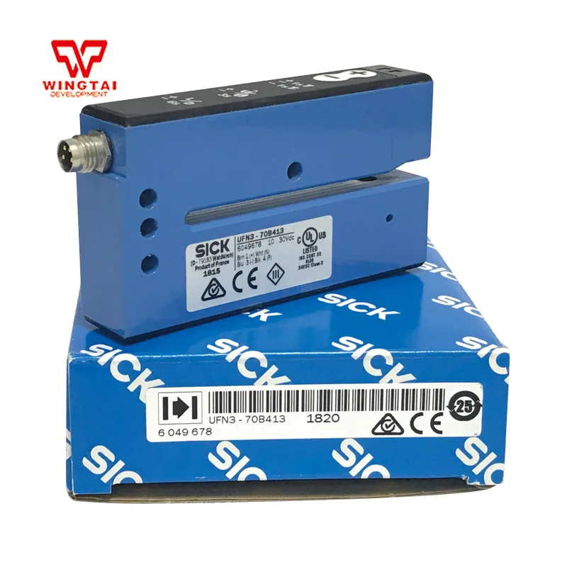 

SICK Groove Sensor UFN3-70B413 Photocell Sensor Use in Ultrasonic Technology