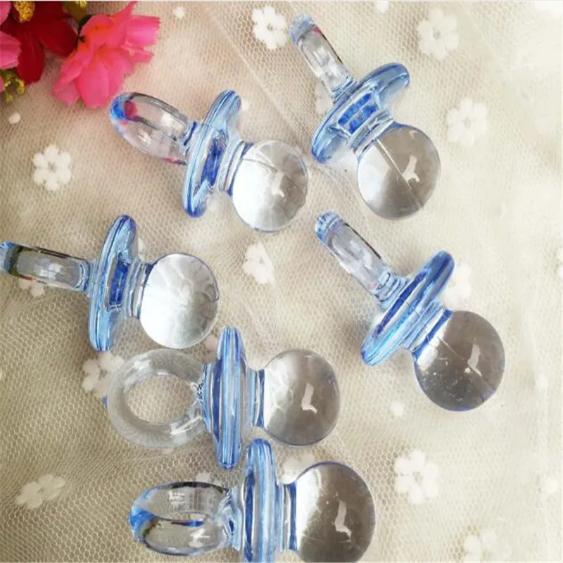 Mini Nipples blue 30 шт., розовые, синие мини пластиковые соски, соска для душа, наполнитель для детской комнаты, крестины, вечерние украшения для торта - Цвет: Mini Nipples blue
