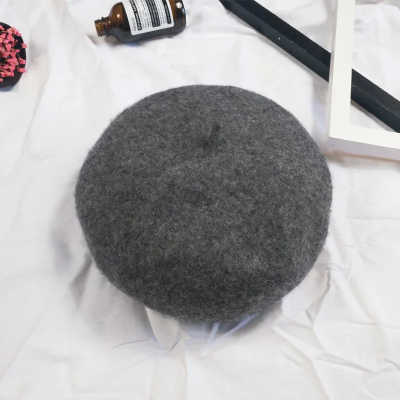WSYORE Beret Femme новые осенние и зимние шляпы для похода в церковь женские шляпы повседневные дикие шерстяные береты Женские винтажные живописные шляпы NS1160