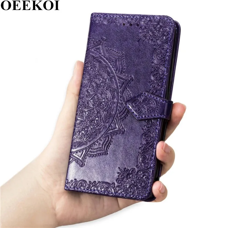 OEEKOL Datura Flower Flip Cover Leather Case for Meizu Note 9/M5S | Мобильные телефоны и аксессуары