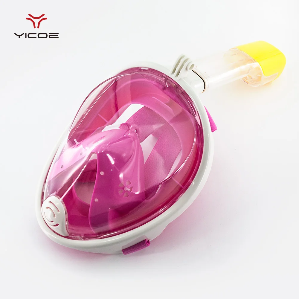 Маска для плавания и дайвинга очки подводного с полным лицом стеклянный набор Gopro