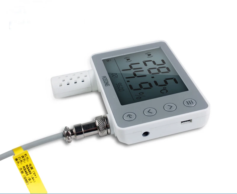 Free shipping AW1485A RS485 Digital Temperature and humidity transmitter rs485 temperature sensor 3.5inch LCD display | Электронные