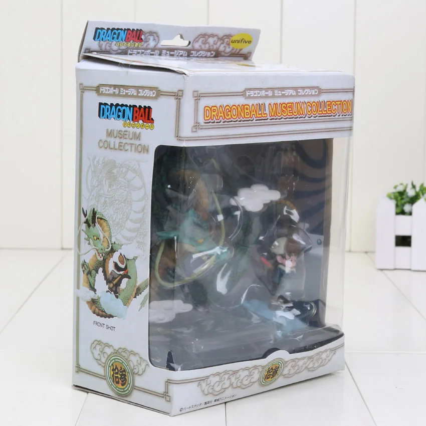 with box Dragon Ball Z Goku Коллекционная Коллекция Shenron Son Goku ПВХ Коллекция Модель игрушки Дети фигурки подарки 11 см - Цвет: with box