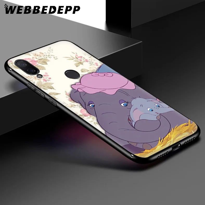 Мягкий чехол WEBBEDEPP Dumbo Movie для Xiaomi Redmi K20 7A 4A 4X 5 5A 6 6A S2 Note 8 4 7 Pro Plus Prime |