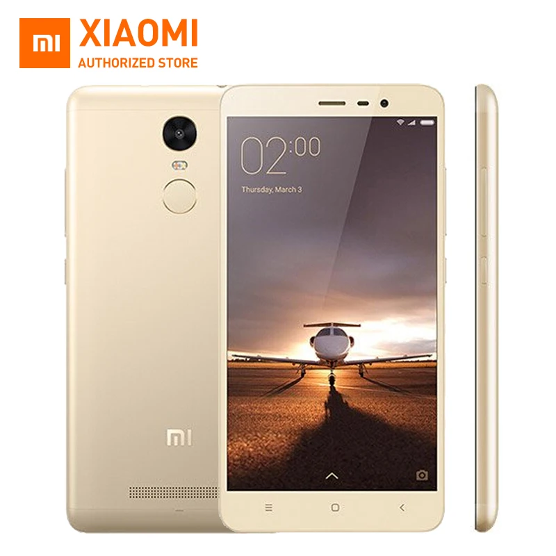 Original Xiaomi Redmi Note 3 Pro Prime mobile phone 5.5 Inch FHD 3GB 32GB 64bit Snapdragon 650 16.0MP Global ROM MIUI8