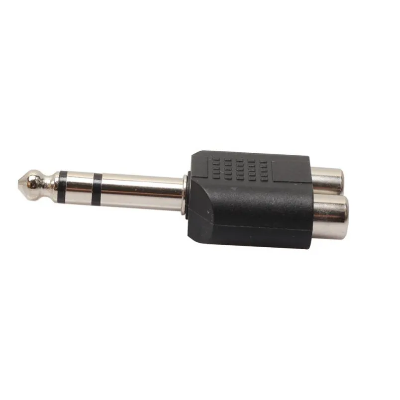 Mosunx 2017 D3 6 35 мм аудио стерео разъем для 2 Двойной RCA адаптера|adapter rca|dual plugsocket adapter |