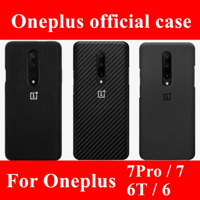 Официальный песчаник силиконовый чехол для OnePlus 7T 6T 6 7 pro защитный чехол оригинальные аксессуары karbon нейлоновый бампер
