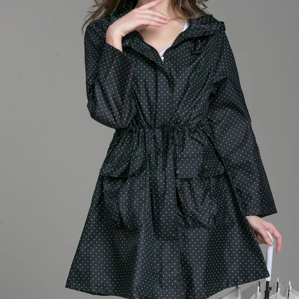 Женская ветрозащитная куртка SAGACE с длинными пуговицами верхняя одежда высокого