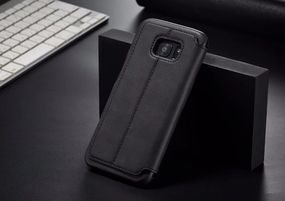 Роскошный кожаный флип-чехол на магните для samsung Galaxy S10 S9 S8 Plus держатель для карт чехол для samsung S7 S7 Edge Note 8 9 Coque Funda