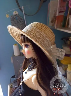 Allaosify 1/3 1/4 1/6 1/8 1/12 BJD кукла соломенная шляпа