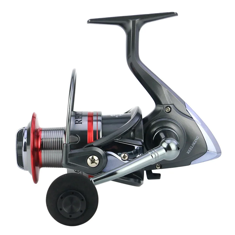 

Gear Ratio Up To 5.2: 1 Spinning Fishing Reel With Interchangeable Handle Automatic Folding For Glove-finger SR1000-7000